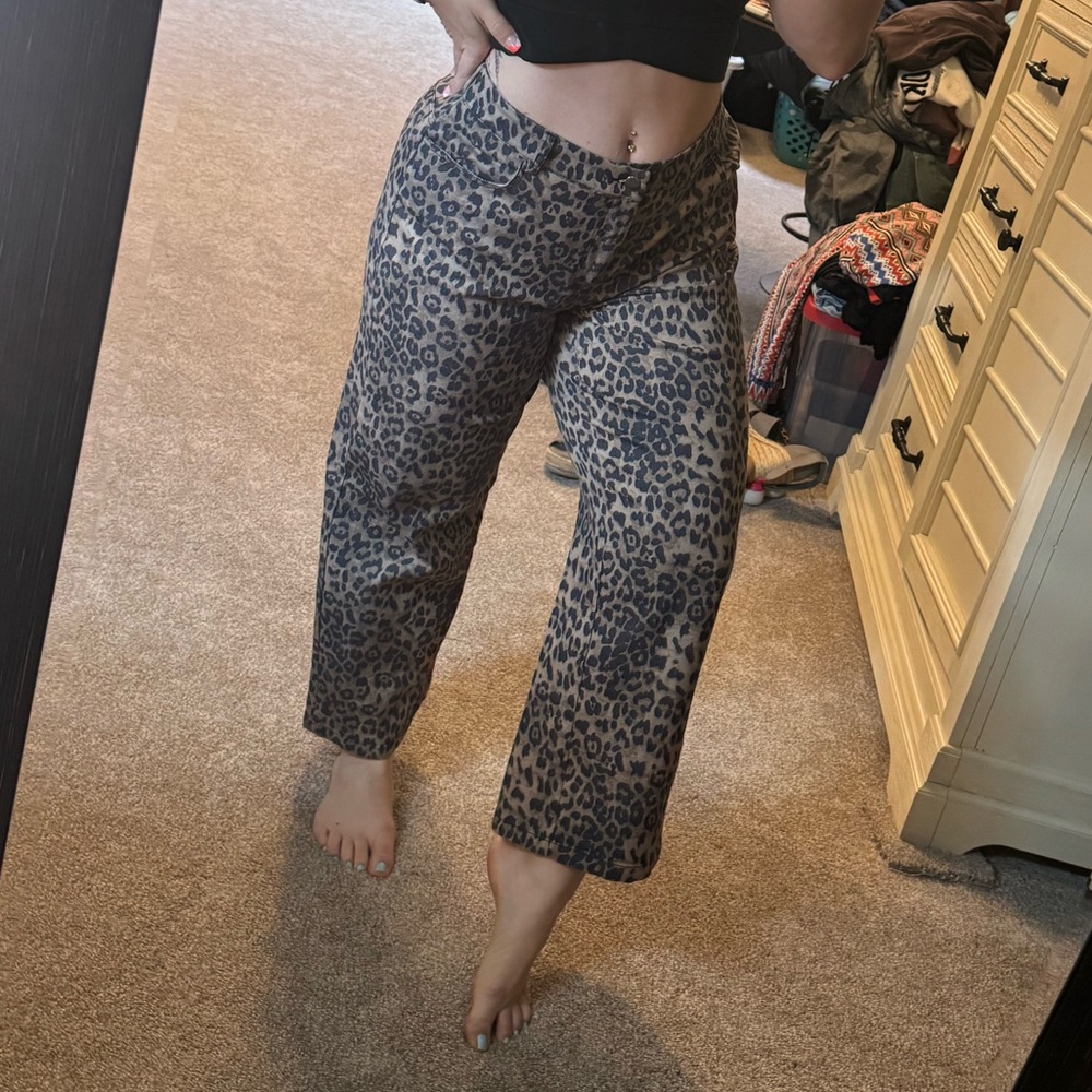 SHEIN Leopard Print Pants